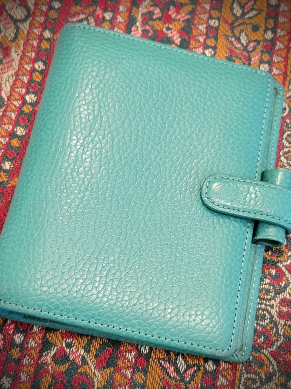 The Filofax Finsbury Pocket Leather Organizer - Forest Green